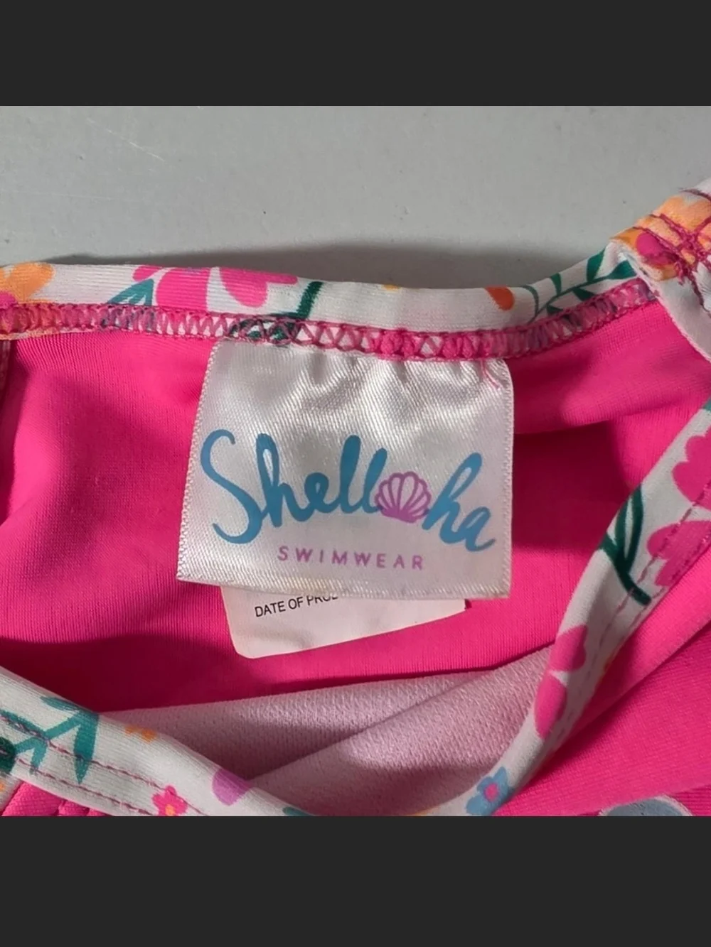 Hot Pink Floral Two-Piece Bikini Set